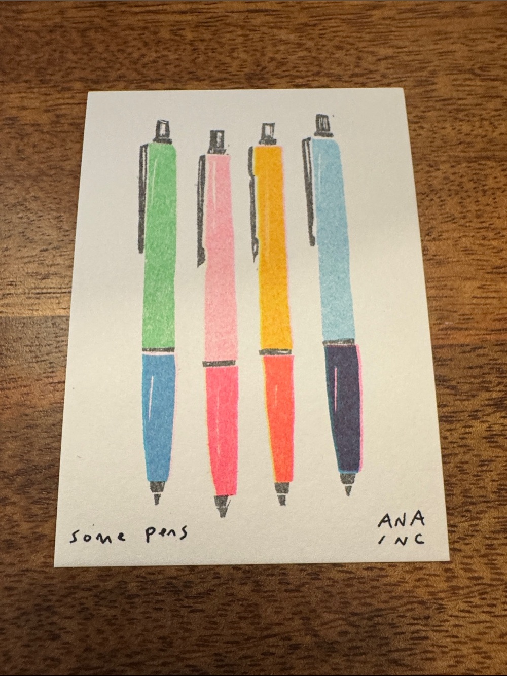 Inciardi - Some Pens - Mini Print
